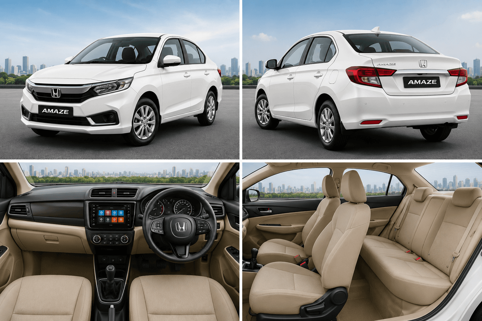 Honda Amaze for Lucknow to Vrindavan